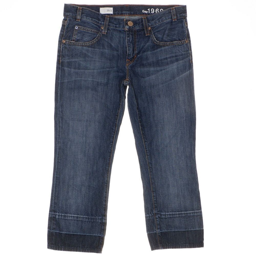 GAP Crop Capri Women's Dark Blue Jeans Size 26/2